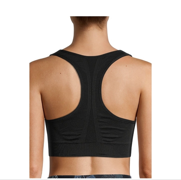 Avia NWT Moisture Wicking Seamless Reversible Racerback Sports Bra 859-64 - Picture 3 of 5